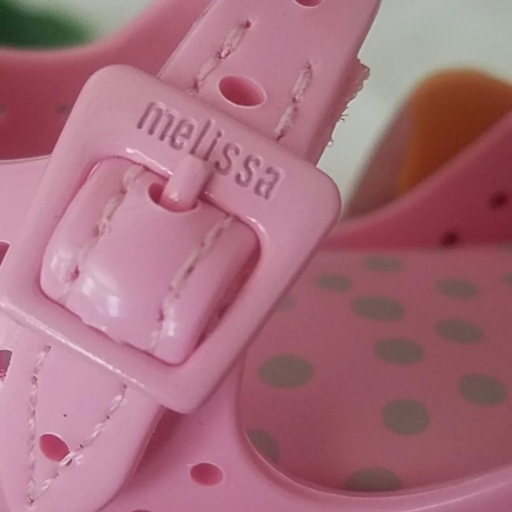 Mini Melissa Pink Fish Shoes Size 5